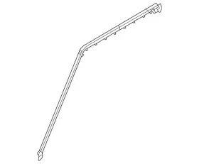 528123613 Land-rover Genuine Drip Weather-strip