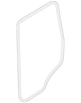 Lr013943 Land-rover Genuine Door Weather-strip