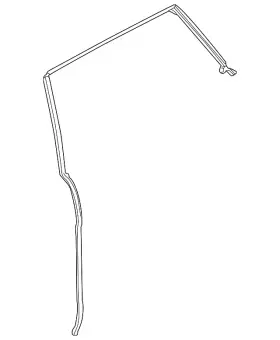 Lr052650 Land-rover Genuine Upper Weather-strip