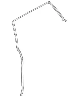 Lr052651 Land-rover Genuine Upper Weather-strip
