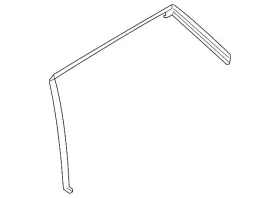 Lr058560 Land-rover Genuine Upper Weather-strip