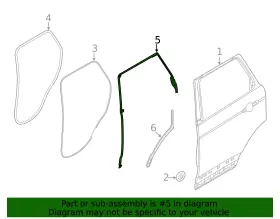 Lr099665 Land-rover Genuine Upper Seal #2