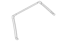 Lr114336 Land-rover Genuine Upper Weather-strip Lr114336 Land-rover Genuine Upper Weather-strip