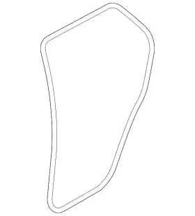 Lr128755 Land-rover Genuine Weather-strip On Body Lr128755 Land-rover Genuine Weather-strip On Body