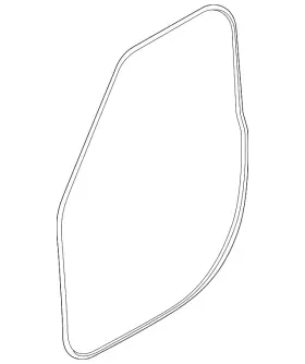 Lr163132 Land-rover Genuine Door Weather-strip