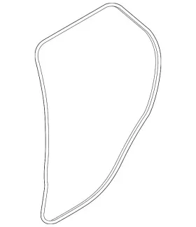 Lr178727 Land-rover Genuine Door Weather-strip