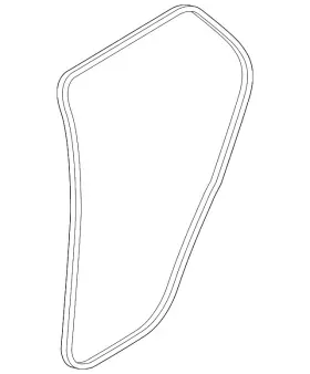Lr178741 Land-rover Genuine Weather-strip On Body