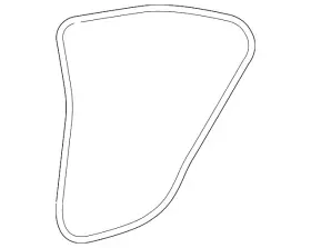 62331-06180 Lexus Genuine Door Seal