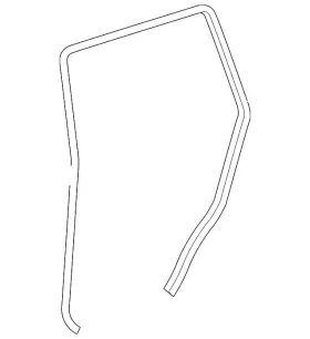 62331-60101-e0 Lexus Genuine Door Weather-strip