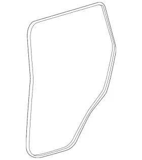 Lexus 62331-60121 Genuine Weather-strip On Body