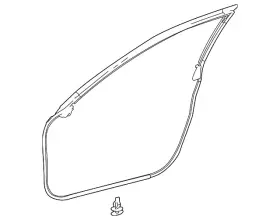 67861-53051 Lexus Genuine Door Seal 67861-53051 Lexus Genuine Door Seal
