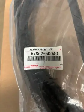 67862-50040 Lexus Weatherstrip For Front Door Ls 460 2007-2017 #2
