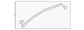 67863-76020 Lexus Genuine Door Shell Seal 67863-76020 Lexus Genuine Door Shell Seal
