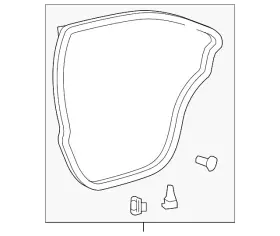 67871-06170 Lexus Genuine Door Seal