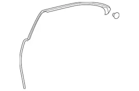 67888-50060 Lexus Genuine Upper Weather-strip