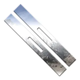 Luxfx1971 Luxury Fx 2p Stainless Steel Door Sill Trim Fits 2002-2006 Ford Thunderbird By