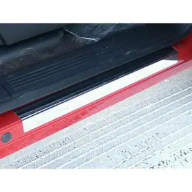 Luxfx1975 Luxury Fx 4p Steel 3 1/2 Inch Door Sill Fits 2007-2013 Chevy Silverado Crew Cab By