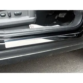 Luxfx1977 Luxury Fx 4p Stainless Steel Door Sill Trim Fits 2007-2014 Ford Edge By