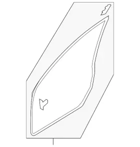 Bbm4-58-760d Mazda Genuine Surround Weather-strip