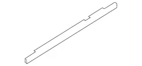Bp4k-50-670g Mazda Genuine Belt Weather-strip Bp4k-50-670g Mazda Genuine Belt Weather-strip