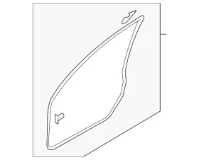 C235-58-760g Mazda Genuine Door Seal