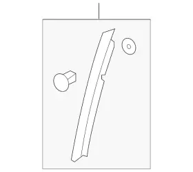 Mazda C235-58-76ye Genuine Door Seal