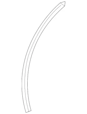 D10e-73-76za Mazda Genuine Rear Weather-strip - Drivers Side Lh D10e-73-76za Mazda Genuine Rear Weather-strip - Drivers Side Lh