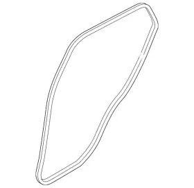 Dh2m-68-913a Mazda Genuine Weather-strip On Body