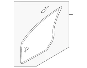Eg21-59-760f Mazda Genuine Surround Weather-strip Eg21-59-760f Mazda Genuine Surround Weather-strip
