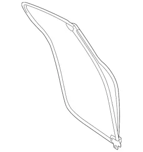 F151-72-760n Mazda Genuine Door Weather-strip