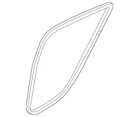 Ghk1-68-913 Mazda Genuine Weather-strip On Body Ghk1-68-913 Mazda Genuine Weather-strip On Body