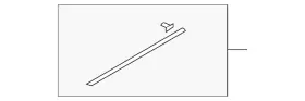 Gj6e-58-76xa Mazda Genuine Lower Weather-strip