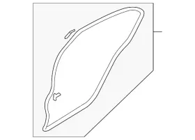 Mazda Gm9e-73-760e Genuine Door Seal