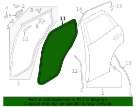 Kb7w-68-913c Mazda Genuine Weather-strip On Body #2