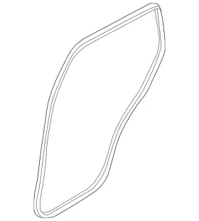 Kb7w-68-913c Mazda Genuine Weather-strip On Body