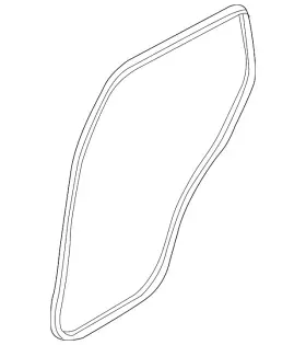 Kd53-68-913a Mazda Genuine Weather-strip On Body Kd53-68-913a Mazda Genuine Weather-strip On Body