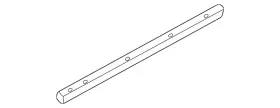 Lc62-58-76x Mazda Genuine Lower Weather-strip
