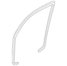 Lc62-68-911a Mazda Genuine Weather-strip On Body