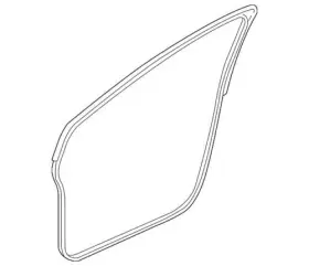 Td11-68-911b Mazda Genuine Weather-strip On Body