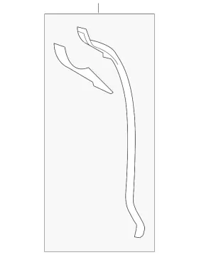 Tky0-73-76x Mazda Genuine Front Weather-strip Tky0-73-76x Mazda Genuine Front Weather-strip