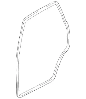 Zzca-72-760a Mazda Genuine Weatherstrip