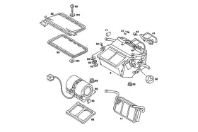 107-835-00-23-64 Mercedes-benz Genuine Sealing Frame