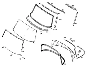 108-678-00-40 Mercedes-benz Genuine Shielding Strip