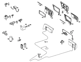 113-826-06-58-64 Mercedes-benz Genuine Sealing Frame