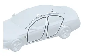 Mercedes-benz 118-692-08-00 Genuine Mercedes-benz Edge Guard
