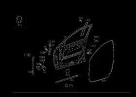 164-720-13-78 Mercedes-benz Genuine Sealing Frame 164-720-13-78 Mercedes-benz Genuine Sealing Frame