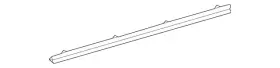 Mercedes-benz 167-698-13-00 Genuine Mercedes-benz Cover Strip