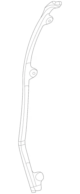 167-732-49-00 Mercedes-benz Genuine Door Shell Seal