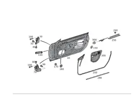 172-720-02-78 Mercedes-benz Genuine Door Sealing Circumf 172-720-02-78 Mercedes-benz Genuine Door Sealing Circumf