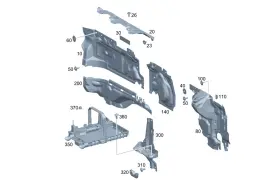 177-628-08-00 Mercedes-benz Genuine Edge Guard